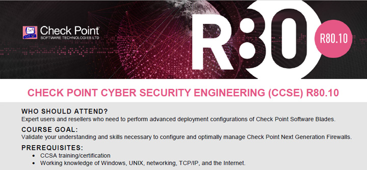 Check Point Certified Expert Ccse R80 10 Training 26 Apr 2018