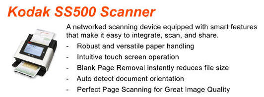Kodak SS500 Scanner